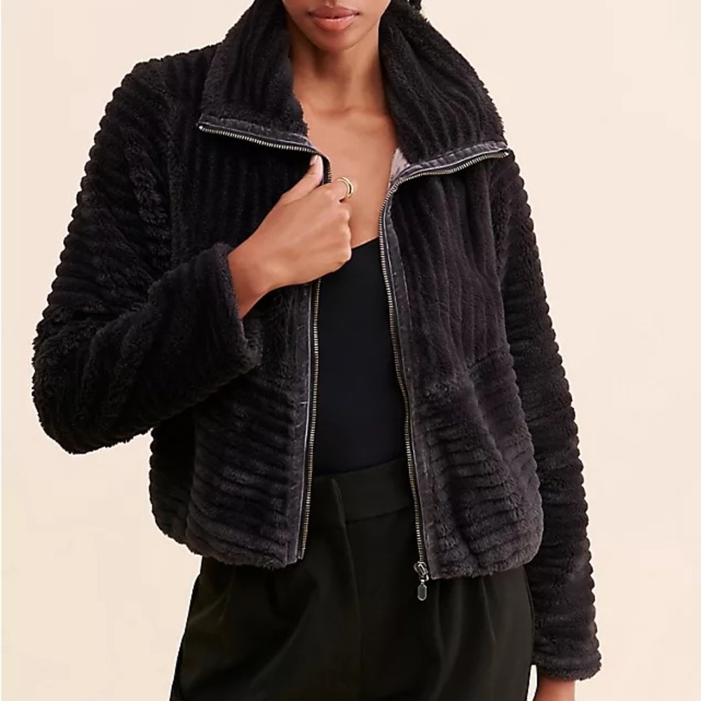Anthropologie - Natasha Faux Fur Jacket - L